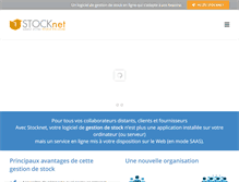 Tablet Screenshot of gestion-stocks.com